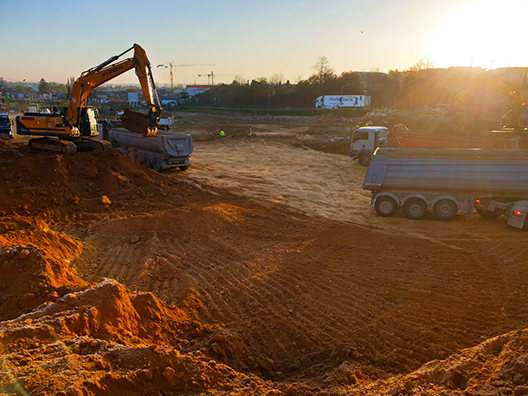 chantier terrassement et évacuation à ville-du-bois