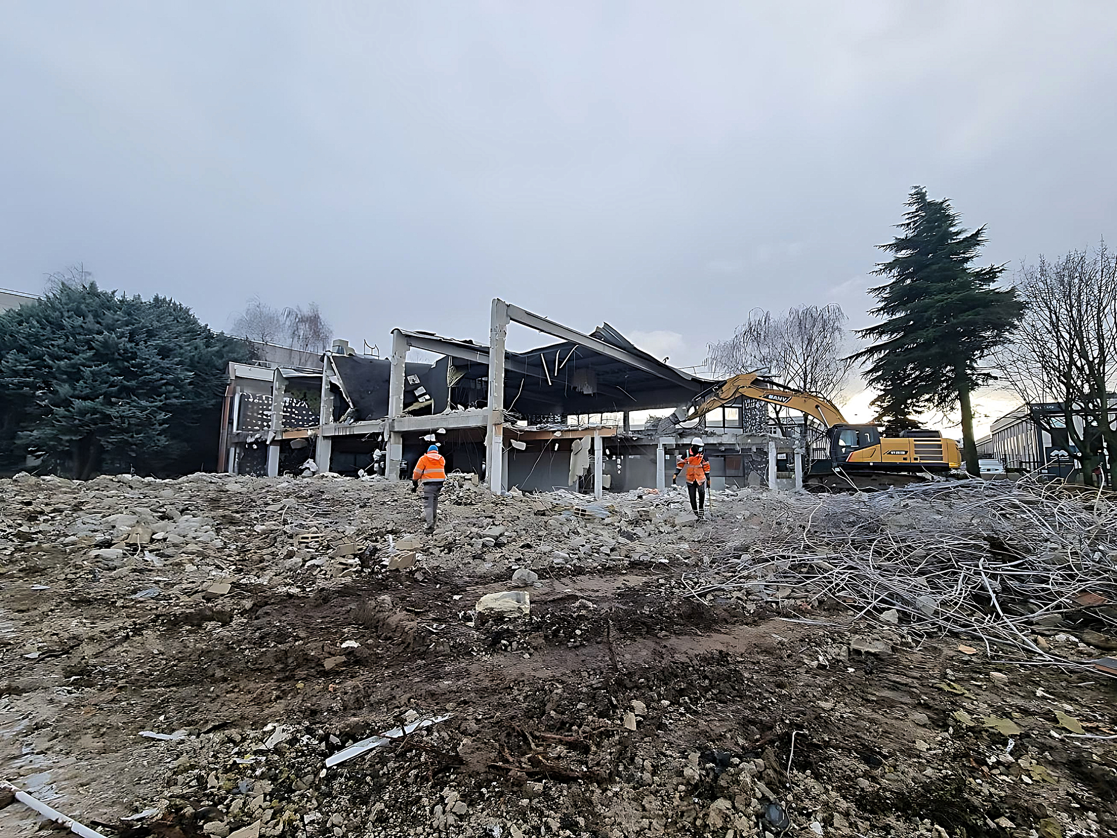 chantier démolition et concassage à villebon-sur-yvette